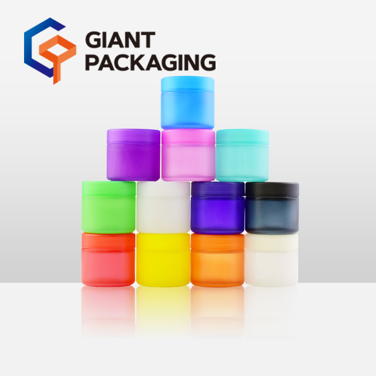 Coloured Child Resistant Glass Jar picture