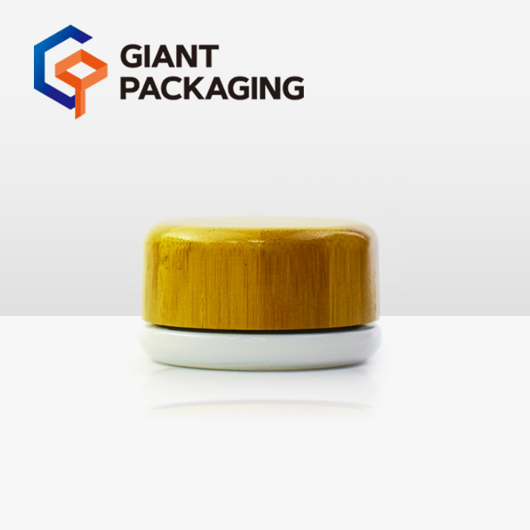 Child Resistant Concetrate Glass Jar With Bamboo lid picture